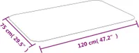 vidaXL Podlahová ochranná rohož pro laminát nebo koberec 75x120 cm