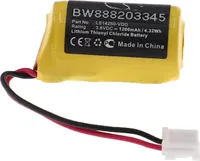 vhbw Batterie Ersatz für Siemens A2C59511954, LS14250-VDO, A2C59511954X für Fahrtenschreiber (1200 mAh, 3,6 V, Li-SOCl2)