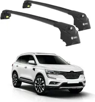 TURTLE STREŠNÝ NOSIČ AIR-2 , Čierna RENAULT KOLEOS ALL 2017 - 2024 (SUV)