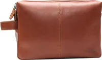 Esquire Kulturbeutel Dallas Cosmetic Bag Brown braun