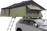 Autodachzelt Dachzelt Soft Case Autodachzelt Grün inkl. Außenschutzplane und LED-Licht. 163x125x126cm
