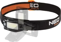 NEO TOOLS Latarka czołowa akumulatorowa USB 180 lm COB LED + czujnik ruchu