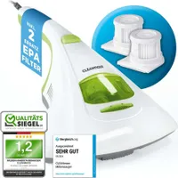 MAXXMEE ruční vysavač proti roztočům Vysavač proti roztočům s UV-C světlem Čištění a dezinfekce v jednom kroku včetně HEPA filtru [vysavač matrací]
