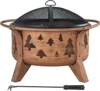 Sunjoy XL Stahl Feuerschale ASKJA- Ø76cm, kupfer