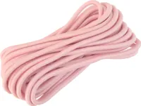 3m Gummikordel 3mm Gummiband Gummischnur Hutgummi Rundgummi f. Bekleidung uvm., Farbe:hellrosa
