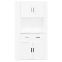 vidaXL Highboard White Wood Material