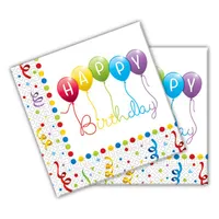 Papírové ubrousky Procos "Happy Birthday"