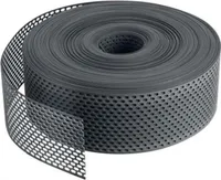 Lüftungsband PVC Rolle Traufgitter 100 mm x 60 m Anthrazit