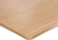 ESMART TPL-126M stablie Schreib-Tisch-Platte aus MDF 120 x 60 x 2,5 cm - Ahorn-Nachbildung | kratzfest, PVC-beschichtet, pflegeleicht, Bürotischplatte belastbar bis 120 kg