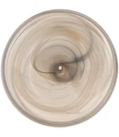 Leonardo Teller Alabastro, Speiseteller, Dekoteller, Glas, Beige / Schwarz, Ø 18 cm, 026789