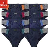 LE JOGGER Slip 8 er-Pack marine Größe 4