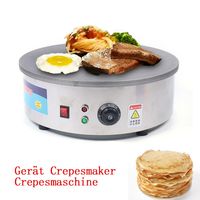 Urządzenie do naleśników Crepesmaker 45cm Płyta do naleśników Crepiere Płyta do naleśników Crepes Żelazko do naleśników Crepes 2800W Patelnia do naleśników Stal nierdzewna