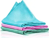 MySimaa 3x Microfasertuch für Autopflege, Haus, Küche, Fenster, Glas & Auto, Große Weiche Mikrofaser Putztücher, Fusselfreies Microfaser Lappen, Profi Mikrofasertücher, Microfaser Putztuch