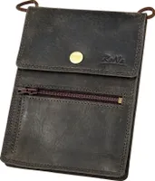 Brustbeutel - Leder - Vintage - Braun - Brusttasche Umhängetasche