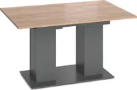 Vicco Stół jadalny Dix, 140 x 90 cm, Antracyt/Złoty dąb energetyczny