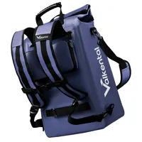 Valkental® ValkOne 3in1 Fahrradtasche, Wasserdicht & Reflektierend - 23L - blau