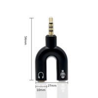 Kopfhörer Splitter AUX Y-Adapter Klinke Y Kabel Verteiler Audio 3,5mm Stecker