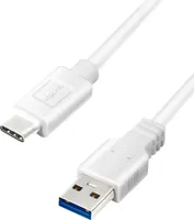 LogiLink USB 3.2 Kabel USB-A - USB-C Stecker 2,0 m weiß