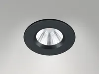 Trio Einbauleuchte Zagros Ø 8,5 cm Schwarz matt