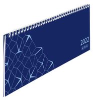 herlitz Tischkalender Compact 298 x 110 mm 2022 blau