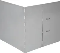 vidaXL Flexibilný okraj trávnika sada 20 ks pozinkovaná oceľ 100x14 cm