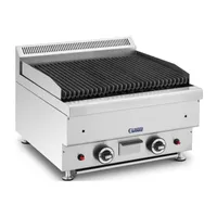 Royal Catering Lavastein-Grill - Erdgas - 2 x 7200 W - 50 x 47 cm - 0 - 460 °C - -