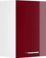 Vicco Hängeschrank R-Line, 40 cm, Bordeaux Hochglanz/Weiß