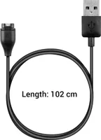 kwmobile kompatibel für Garmin Vivoactive 3 , 4 / Vivosport / Venu 2 , 2S , Sq / Fenix 5 , 6 , 7S , 7 USB Ladekabel - Charger für Smart Watch -