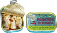 Pikante Sardinen in Olivenöl mit Chili 100 gr. - Pollastrini
