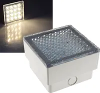 ChiliTec LED Pflasterstein BRIKX 10 warmweiß 10x10x7cm, 80lm, IP67, 230V