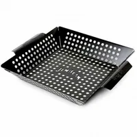 Jim Beam Grillwok / Grillkorb eckig 29x29cm