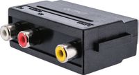SCHWAIGER SCA7310 531 CINCH auf SCART Adapter AV 3x Cinch-Buchsen auf 1x Scart-Stecker Audio Video Übertragung