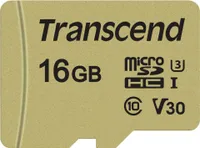 Transcend 500S - Pamäťová karta Flash (vrátane adaptéra microSDHC/SD)