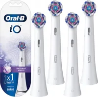 ORIGINAL ELEKTRISCHER ZAHNBÜRSTENKOPF FÜR ORAL-B iO RADIANT WHITE 4 Stück