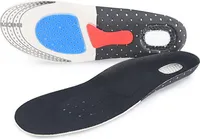 2 Paar Gel Einlegesohlen, Orthopädische Einlegesohle, Atmungsaktive Einlegesohle Gel Fersensporn Sport Arbeitsschuhe Schuh Einlagen (Größe:L 40-46)
