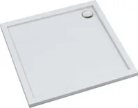 AQUABAD® Duschwanne Basic Smooth White 90x90cm Quadrat
