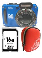 Kodak PixPro WPZ2 blue Set Angebot Tasche rot