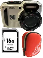 Kodak PixPro WPZ2 weiß Set Angebot Tasche rot