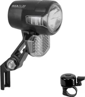 AXA Compactline 20 E-Bike 6-12 V LED-Scheinwerfer 20 Lux inkl. Fahrradklingel