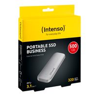 Intenso SSD externe Festplatte Business 1,8 Zoll 500GB Typ C USB 3.1 anthrazit