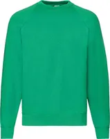 Fruit of the Loom 62-216-0 | Classic Raglan Sweatshirt Pullover - Farbe: Kelly Green - Größe: M
