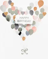 Geburtstag  Unverpackt  Glückwunschkarte im Format 115x17cm mit Umschl