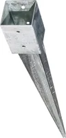 Einschlagbodenhülse 71x71x750 mm für Vierkantholzpfosten 70x70 mm Bodenhülse Einschlaghülse Pfosten