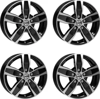 Autodráhy QUANTRO 7.0x17 ET 55 5x160 Black polished 4-Q7017555183511 kompatibilní s Ford Tourneo Custom Transit / Tourneo Transit Custom