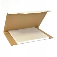 1x Pappverpackung für 12″-Schallplatten – 330x330x15 mm – Braun – Kapak