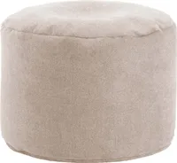 mokebo Pouf, Hocker o. Bodenkissen 60x40cm 'Der Ruhepouf' Sitzhocker rund & Fußh