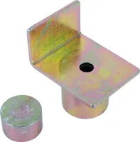 Wagenheberaufnahme L Profil Randaufkantung 55 x 30 mm Stahl für Wohnmobil