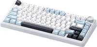 80 Tasten Tri-Modus Mechanische Gaming-Tastatur Hot-Swappable RGB BT/2.4G/Type-C Verkabelt 75% Layout - Blue Ice Vein Switch
