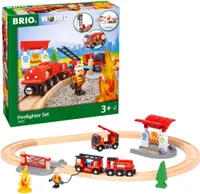 BRIO World - 33815 Bahn Feuerwehr Set