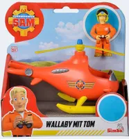 Sam Hubschrauber Wallaby mit Figur